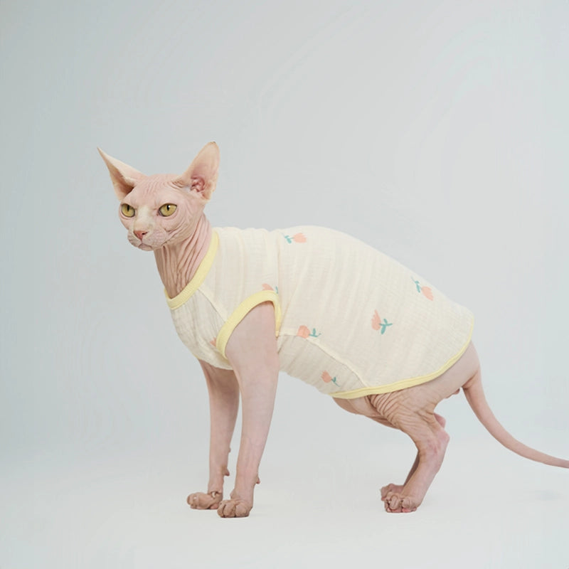 Breathable Tank Top for Sphynx