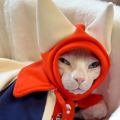 Cotton Material Hat for Hairless Cats