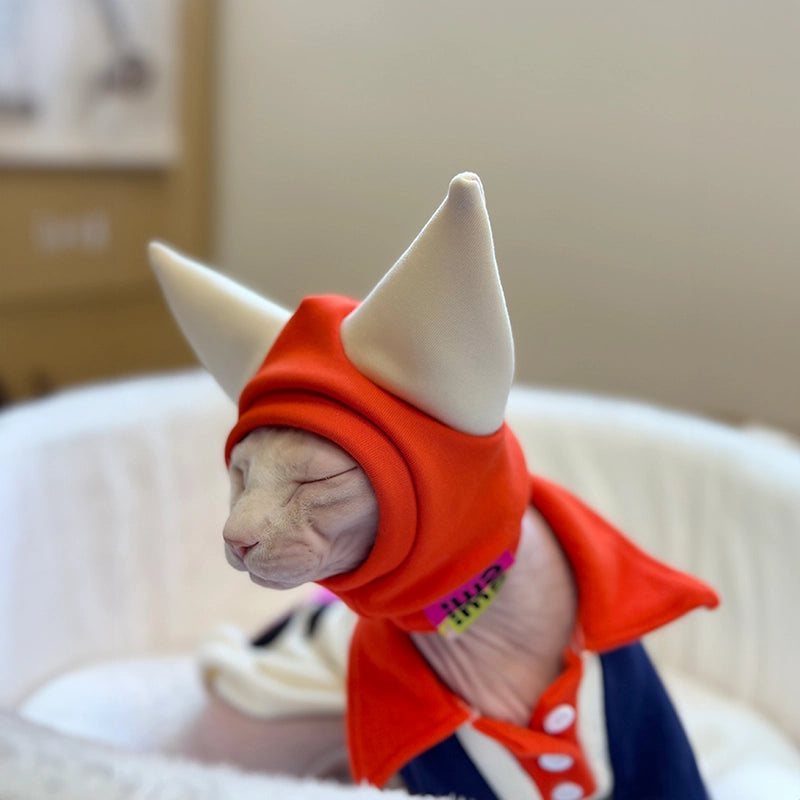 Cotton Material Hat for Hairless Cats