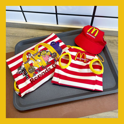 McDonald's Striped Tank Top for Sphynx