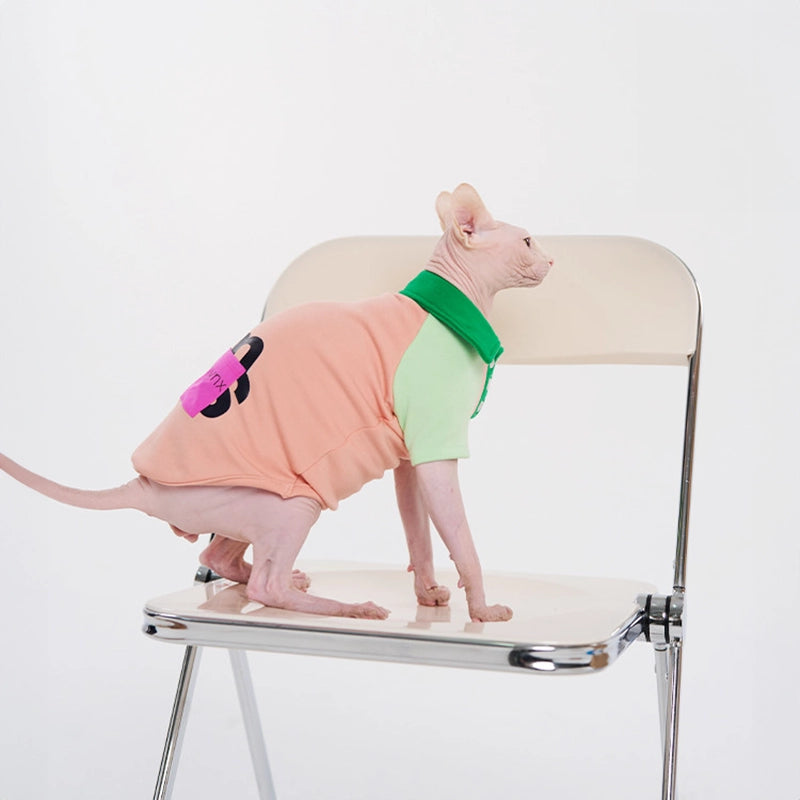 Thick Polo Shirt for Hairless Cats