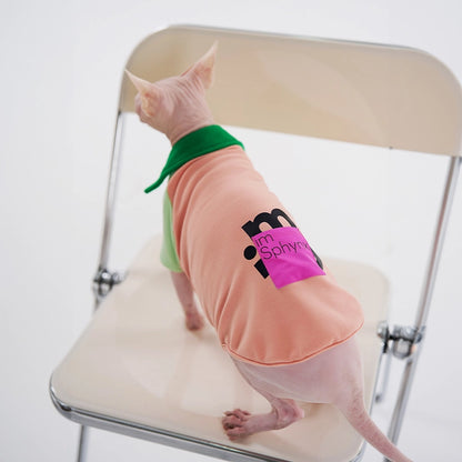 Thick Polo Shirt for Hairless Cats