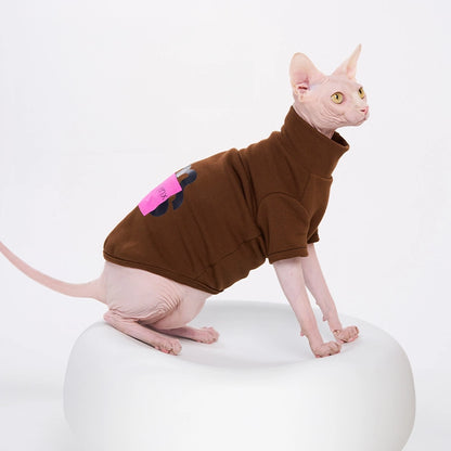 Winter Turtleneck Shirt for Sphynx