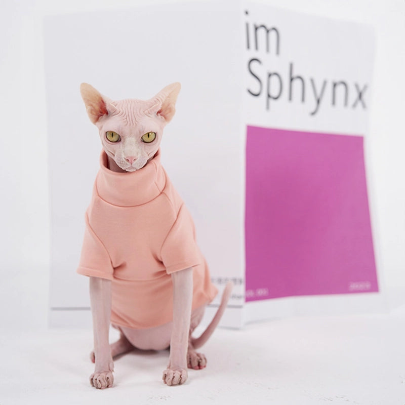 Winter Turtleneck Shirt for Sphynx