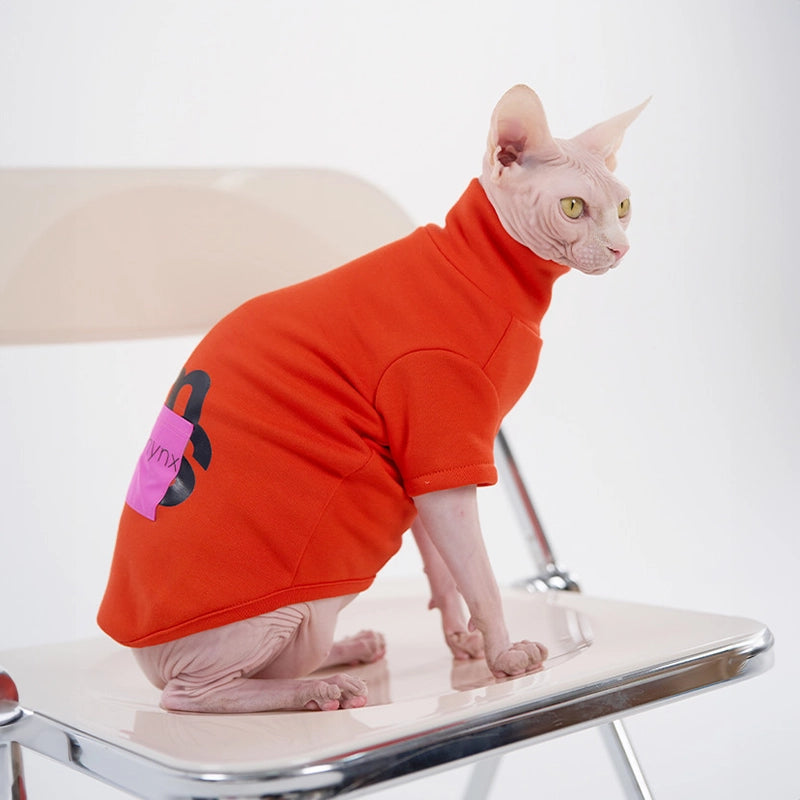 Winter Turtleneck Shirt for Sphynx