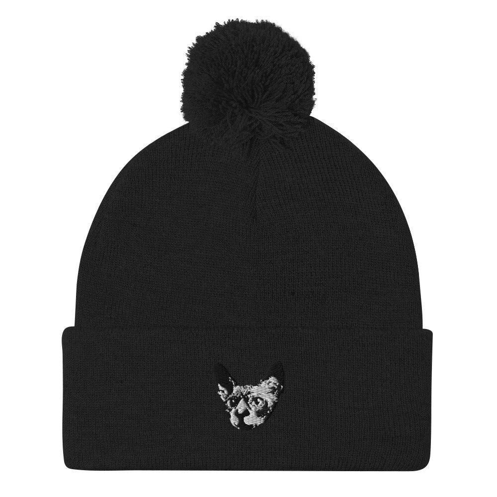 Custom Pom-Pom Beanie