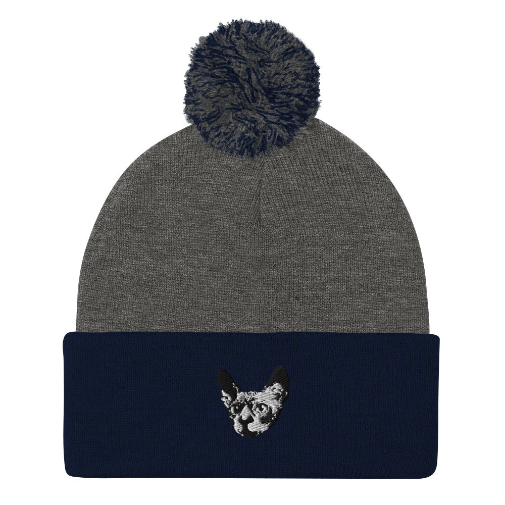 Custom Pom-Pom Beanie