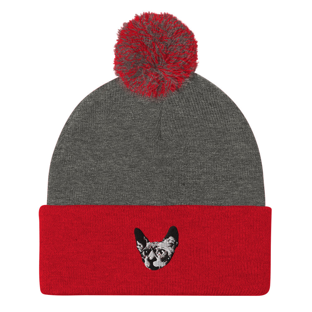 Custom Pom-Pom Beanie